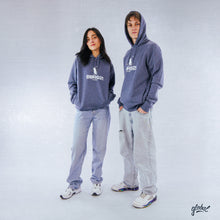 Lade das Bild in den Galerie-Viewer, Original „BÜRO21“ Dark Heather Blue Unisex Hoodie
