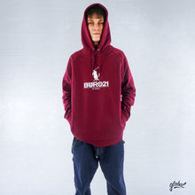 Lade das Bild in den Galerie-Viewer, Original „BÜRO21“ Burgundy Unisex Hoodie
